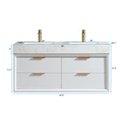 Lumino 48'' Bathroom Vanity with Engineered Stone Top