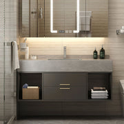 Ricou 39.4'' Single Bathroom Vanity with Stone Top