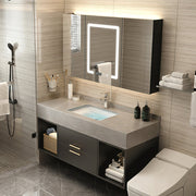 Ricou 39.4'' Single Bathroom Vanity with Stone Top