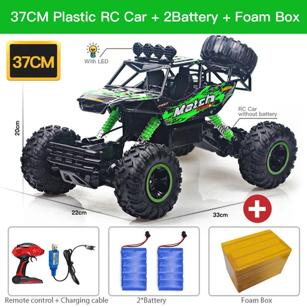 ZWN 1:12 / 1:16 4WD RC Car With Led Lights 2.4G Radio Remote Control Cars Buggy Off-Road Control Trucks Boys Toys for Children