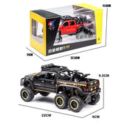 1:24 Scale Technical RAPTOR Alloy Car Model Diecast Car Off-road Vehicle Toys For Boys Birthday Gift Kids Toys Car Collection