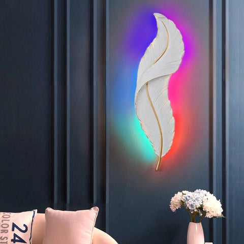 Feather Wall Light