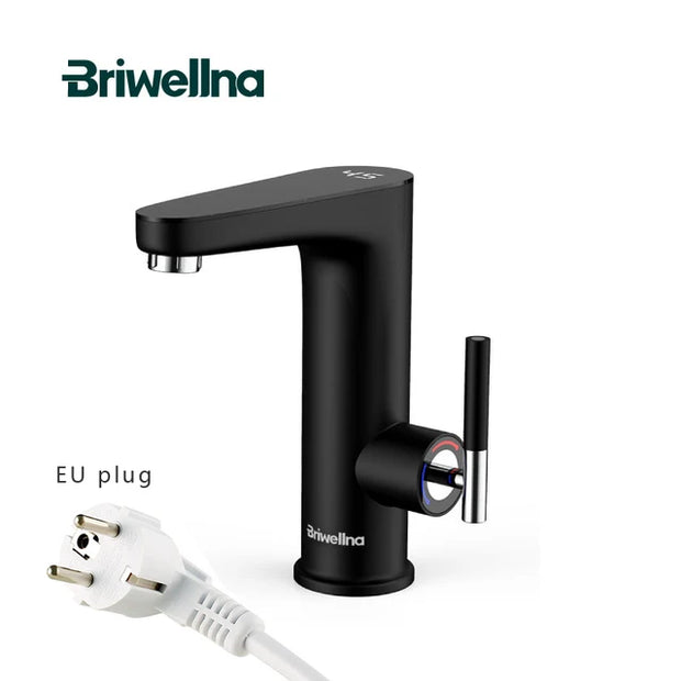 Briwellna Electric Water Heater 220V Kitchen Faucet Tankless Geysers Faucet Heater Heating Tap Instantaneous Heaters Robinet