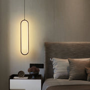 Sleek Oval LED Pendant Light