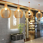 Wood Pendant Light