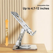 360 Tablet Desk Mobile Phone Holder Stand Adjustable Aluminum Desktop Lazy Bracket Foldable for iPhone iPad Laptop Samsung
