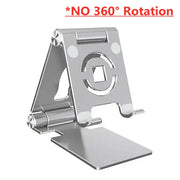 360 Tablet Desk Mobile Phone Holder Stand Adjustable Aluminum Desktop Lazy Bracket Foldable for iPhone iPad Laptop Samsung