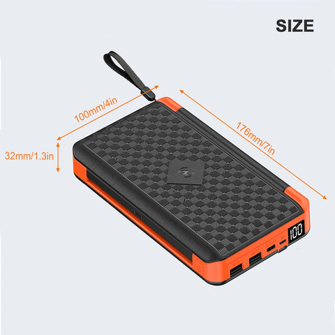 Solar Fast Charging Ultra-Large Capacity Portable Powerbank