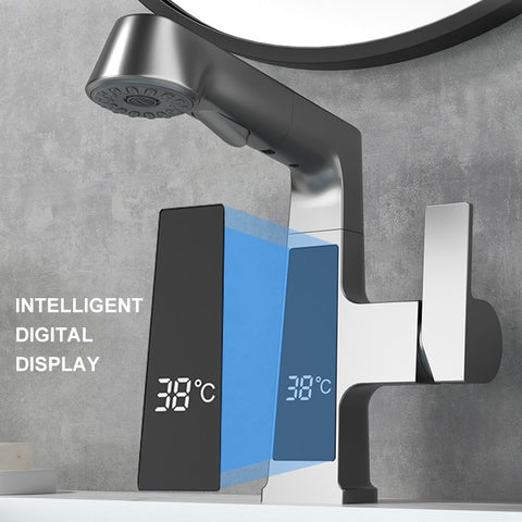 Elegant Temperature Display Smart Faucet