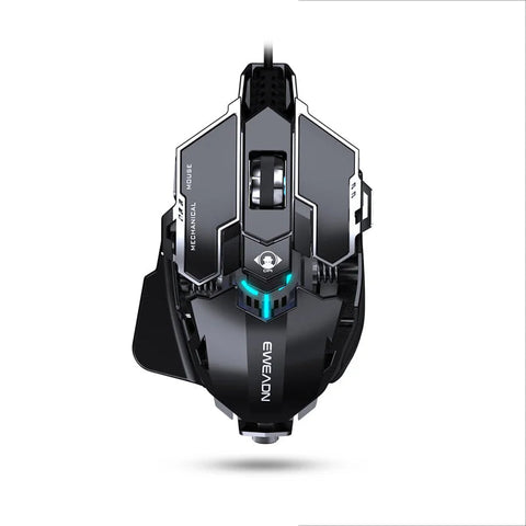 Ergonomic RGB Mechanical Metal Wired Gaming Mouse