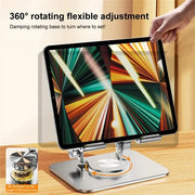360 Tablet Desk Mobile Phone Holder Stand Adjustable Aluminum Desktop Lazy Bracket Foldable for iPhone iPad Laptop Samsung