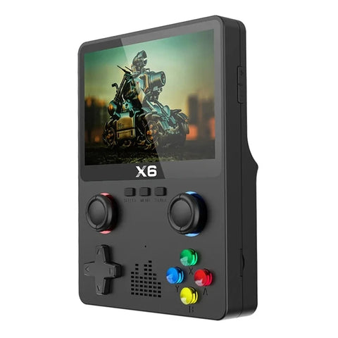 Nieuwe X6 3.5Inch IPS Scherm Handheld Speler Dual Joystick 11 Simulators GBA Video Game Console Voor Kinderen Geschenken