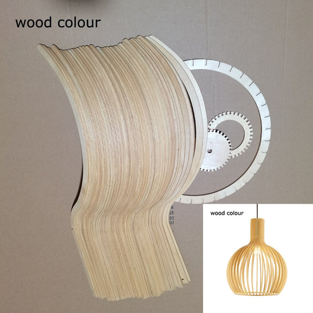 Wood Pendant Light