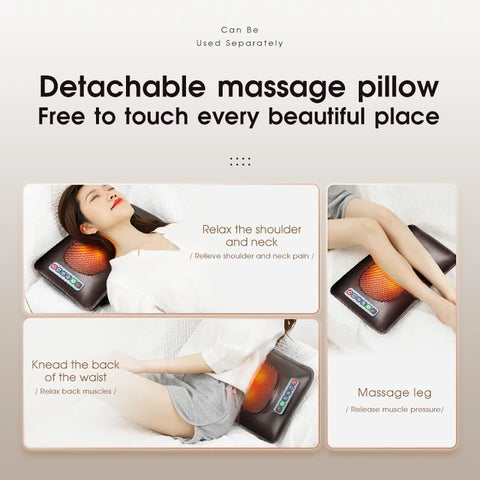 Cansonz Electric Airbag Mattress Massage Household Multifunctional Full Body Massage Cushion Relaxation Heating Massage Mattress