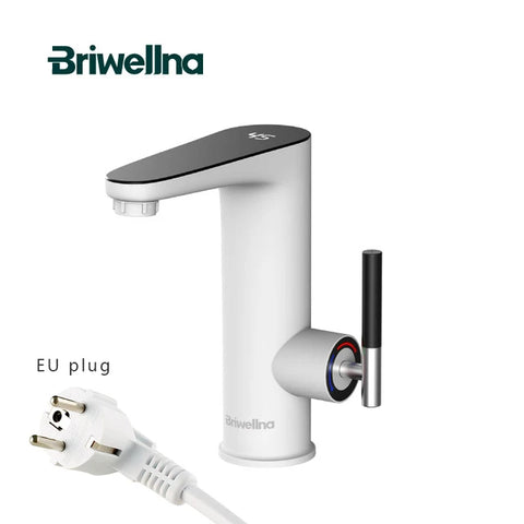 Briwellna Electric Water Heater 220V Kitchen Faucet Tankless Geysers Faucet Heater Heating Tap Instantaneous Heaters Robinet