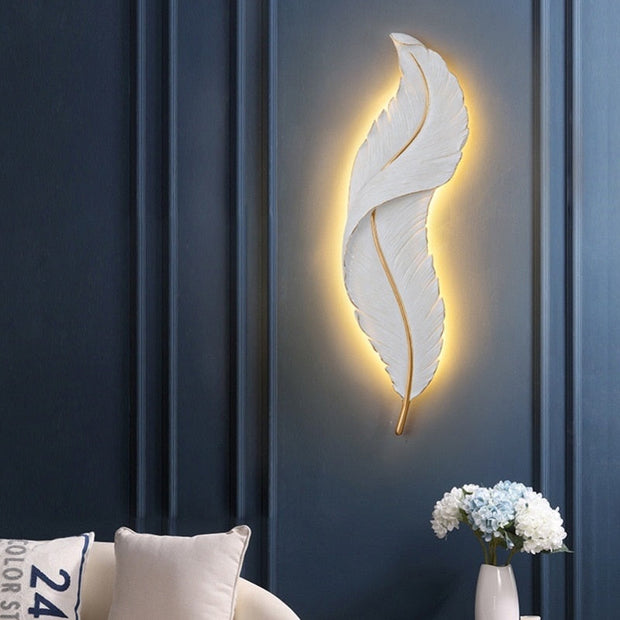 Feather Wall Light