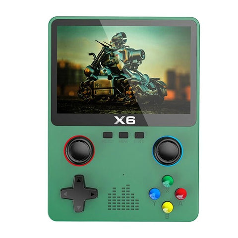 Nieuwe X6 3.5Inch IPS Scherm Handheld Speler Dual Joystick 11 Simulators GBA Video Game Console Voor Kinderen Geschenken