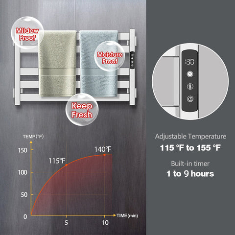 AY1001 Straight Towel Rail Towel Warmer