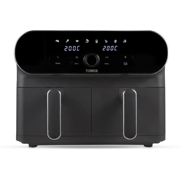 Tower Vortx Elite 10.4L Duo Basket Air Fryer with Sync Finish, 1700W