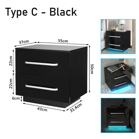 Modern LED Nightstand
