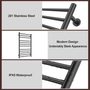 AH705 Wall Mount Heated Towel Electric Towel Warmer 12 Bars