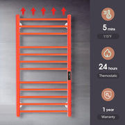 AH705 Wall Mount Heated Towel Electric Towel Warmer 12 Bars