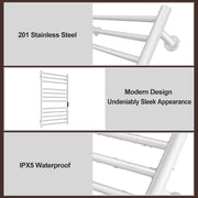 AH705 Wall Mount Heated Towel Electric Towel Warmer 12 Bars