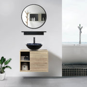 Zanuck 24'' Single Bathroom Vanity with Plastic Top with Mirror