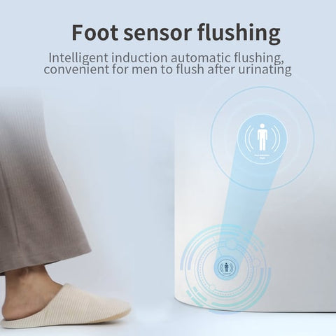 Small Size Bidet Smart Toilet One-Piece Elongated Floor Mounted Automatic Self-Clean