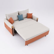 71" Queen 2-Seater Leath-aire Sleeper Sofa