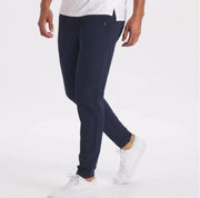 Men Fashion Casual Sports Solid Color Ice Silk Jogger Pants