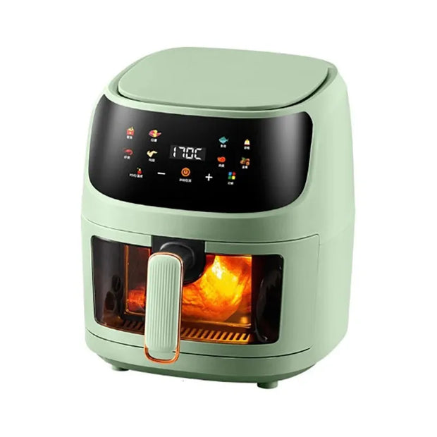 8L Multi-functional Air Fryer with 3-Color Display