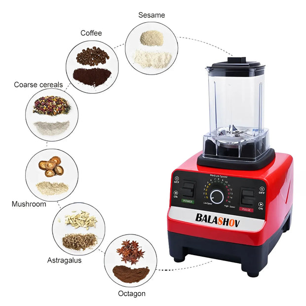 2000W Heavy Duty Blender for Smoothies, Ice, and Food Processing