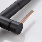 Kitchen Faucet And Touch                                      |Double Function|                                                        Black & Rose Gold