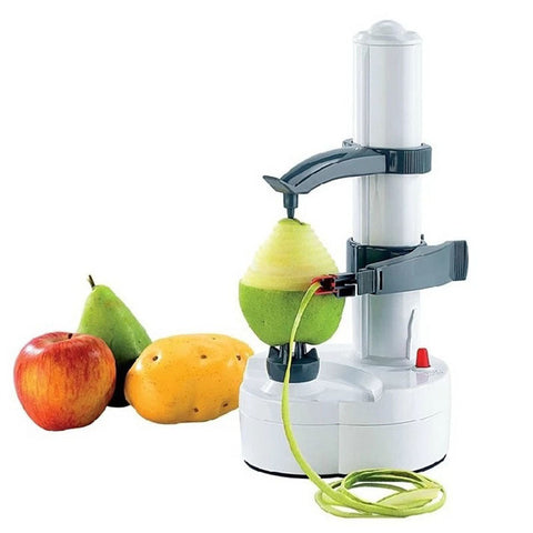 Kitchen Electric Potato Peeler Stainless Steel Automatic Rotating Fruits Potato Peeler Vegetables Cutter Peeling Tool