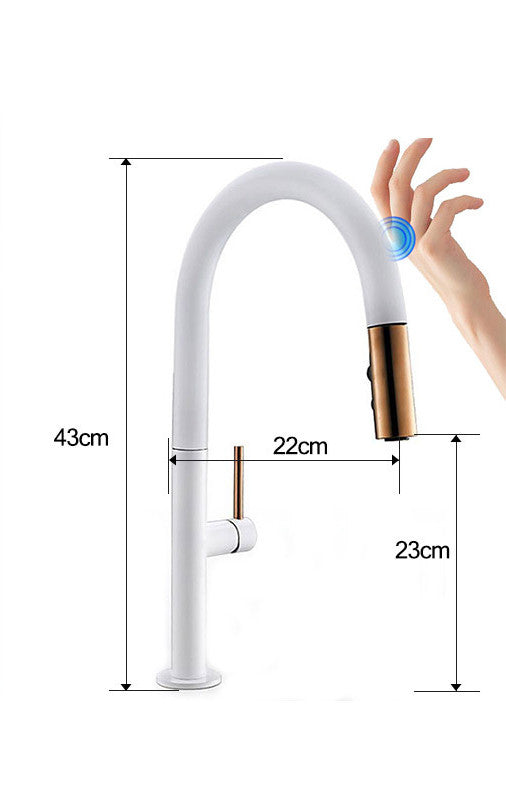 Kitchen  touch sensitive           |Hot And Cold Pull| Faucet