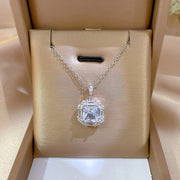 Women's Fashion Micro-set Real Gold Zirconia Full Diamond Necklace