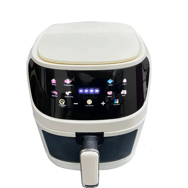 8L Multi-functional Air Fryer with 3-Color Display
