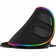 Delux grip mouse Plus RGB bedrade rechtshandige ergonomische muis