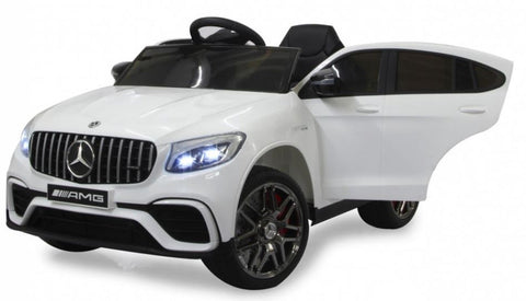 Mercedes AMG GLC 63 Electric Ride-On Car – 12V White