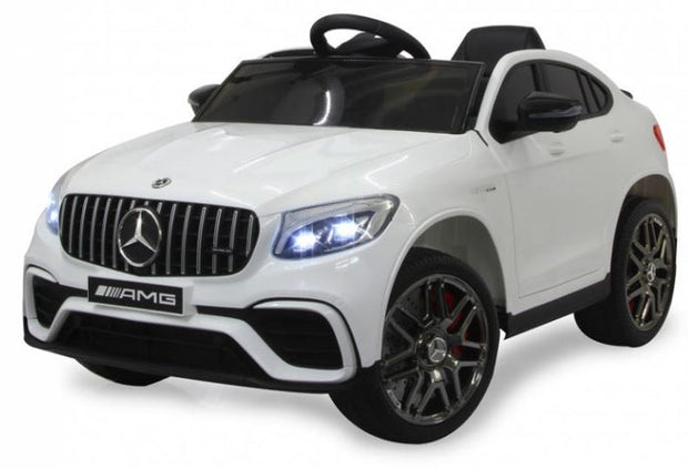 Mercedes AMG GLC 63 Electric Ride-On Car – 12V White