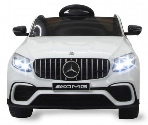 Mercedes AMG GLC 63 Electric Ride-On Car – 12V White