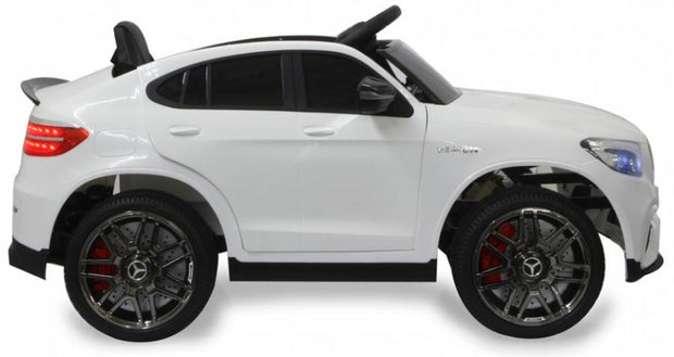 Mercedes AMG GLC 63 Electric Ride-On Car – 12V White