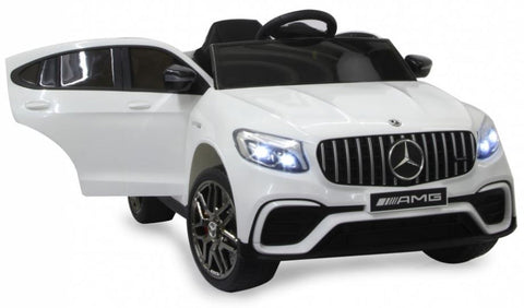 Mercedes AMG GLC 63 Electric Ride-On Car – 12V White