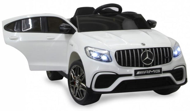 Mercedes AMG GLC 63 Electric Ride-On Car – 12V White