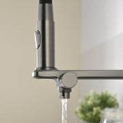 Copper Kitchen Single-Hole Rotatable Faucet with Water Filter-KF2208