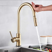 Kitchen faucet with Sensor | Pull out hose |