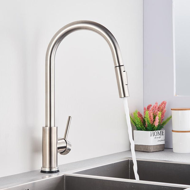 Kitchen faucet with Sensor | Pull out hose |