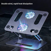 Foldable Cooling Fan Laptop Holder