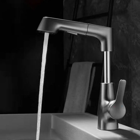 Modern Bathroom Telescopic Basin Waterfall Faucet